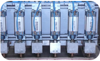 Multispot template welding machines